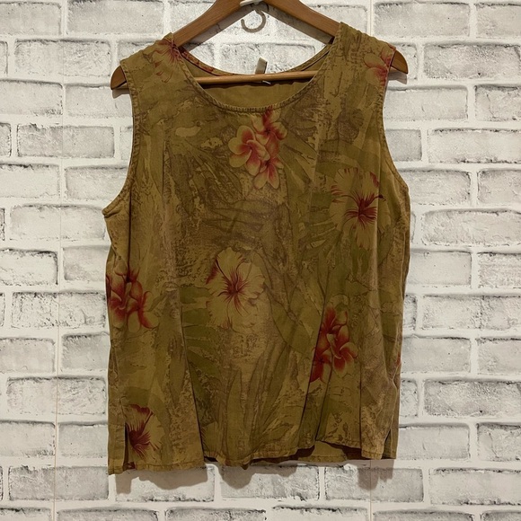 Women’s By JJ two piece sleeveless top with button down collar shirt Medium - Picture 4 of 8